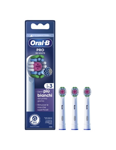 ORAL B PRO PRO 3D WHITE RICAMBIO 3 PZ