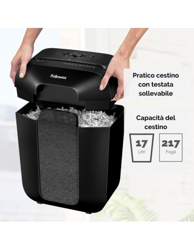 FELLOWES LX50 DISTRUGGI DOCUMENTI A FRAMMENTO 9 FOGLI