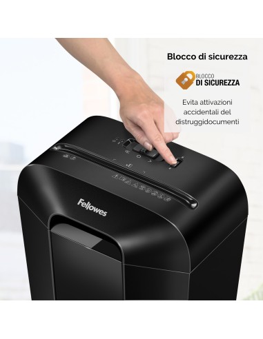 FELLOWES LX50 DISTRUGGI DOCUMENTI A FRAMMENTO 9 FOGLI