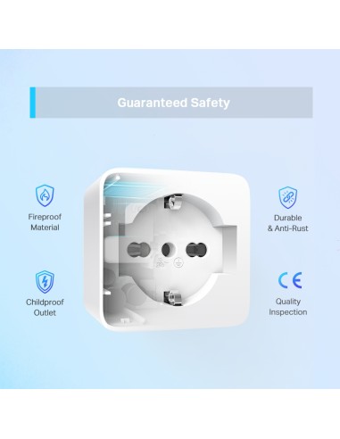 TPLINK TAPO P10 WI-FI MINI SMART SOCKET PRESA 10A GOOGLE/ALEXA SP.ITA