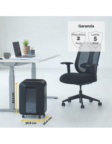 FELLOWES LX200 DISTRUGGI DOCUMENTI A FRAMMENTO 12 FOGLI