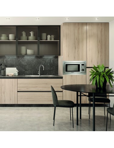 GLEMGAS GMI253IX FORNO MICRO 25LT  INOX 8 PROG. DIAM. PIATTO 31,5CM