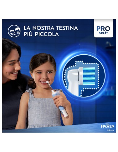 ORAL B PRO KIDS FROZEN SPECIAL PACK RIMOTORE PLACCA