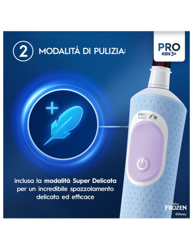 ORAL B PRO KIDS FROZEN SPECIAL PACK RIMOTORE PLACCA