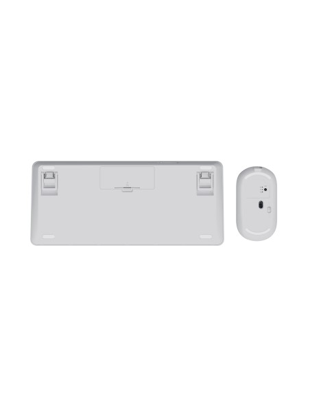 TRUST 25074 LYRA BIANCO KIT TASTIERA E MOUSE BLUETOOTH RICARICABILE