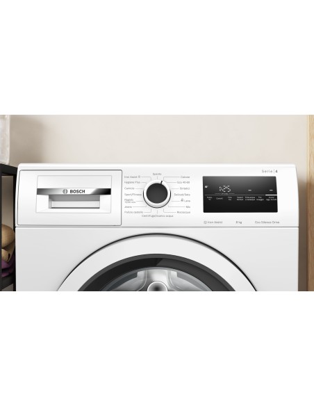 BOSCH WAN24208II LVB A 8KG 1200G   ECOSILENCE DRIVE DISPLAY LED VAPORE