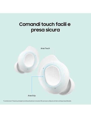 SAMSUNG SM-R400NZA GALAXY BUDS FE AURICOLARI BT TWS NERO