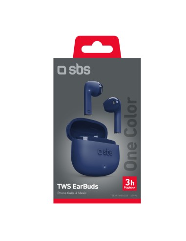 SBS TEEARTWSCOLB AURICOLARI BT TWS SEMI IN EAR BLU