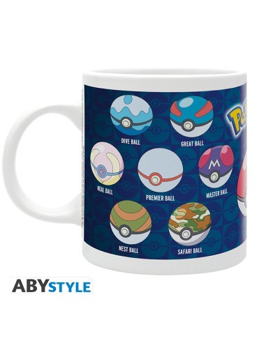 BIGBEN POKEMON MUG 320 ML BALL VARIETIES SUBLI BOX X2