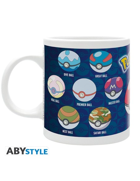 BIGBEN POKEMON MUG 320 ML BALL VARIETIES SUBLI BOX X2