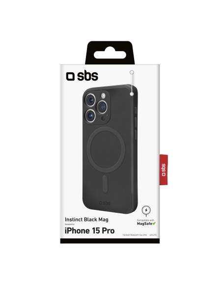 SBS TEINSTMAGIP1561PK IPHONE 15 PRO COVER INSTINCT MAGSAFE NERO