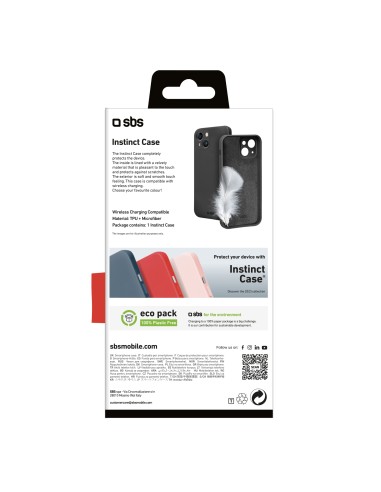SBS TEINSTIP1567K IPHONE 15 PLUS COVER INSTINCT NERO