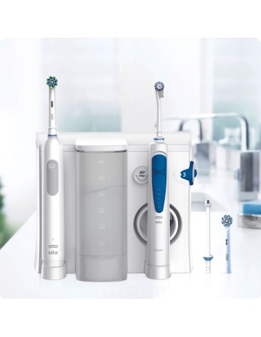 ORAL B ORALCENTER + PRO1 OXYGET    IDROPULSORE+RIMOTORE DI PLACCA