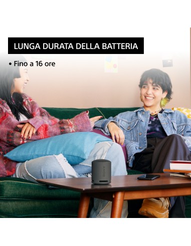SONY SRSXB100B SPEAKER BLUETOOTH NERO IP67 16 ORE AUTONOMIA