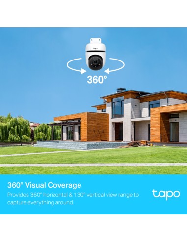 TPLINK TAPO TC40 IP CAM WIFI PER ESTERNO IP65 VISIONE NOTTURNA
