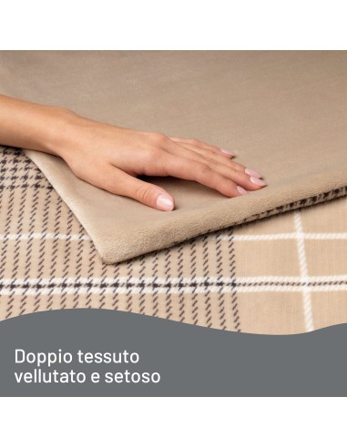 IMETEC 16936 PLAID RISCALDABILE    ADAPTO ELEGANCE 180X140 6T