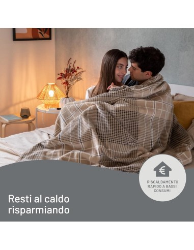 IMETEC 16936 PLAID RISCALDABILE    ADAPTO ELEGANCE 180X140 6T