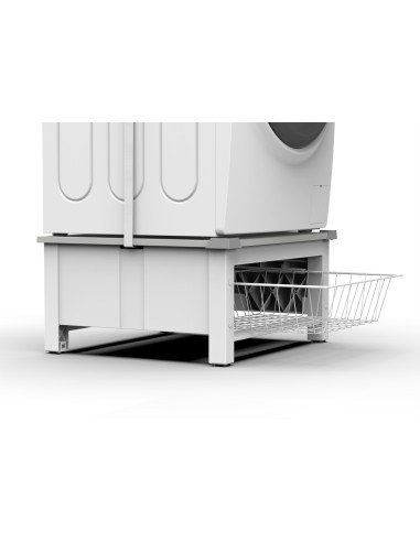 MELICONI BASE BASKET RIALZO 30CM CON CASSETTO LAVATRICE/ASCIUGATRICE