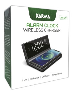KARMA CRG WF SVEGLIA 15W CARICATORE WIRELESS 2
