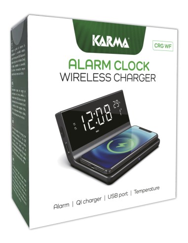 KARMA CRG WF SVEGLIA 15W CARICATORE WIRELESS