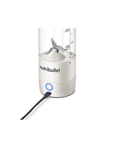 NUTRIBULLET NBP003NBW FRULLATORE   PORTATILE S/FILI RIC. C/USB BIANCO
