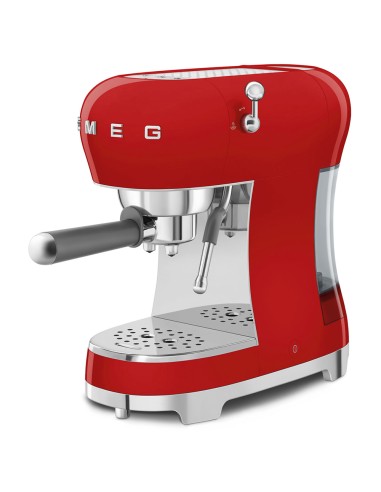 MACCHINE CAFFE' ESPRESSO: vendita online SMEG ECF02RDEU MACCHINA CAFFE'   ESPRESSO ROSSA in offerta