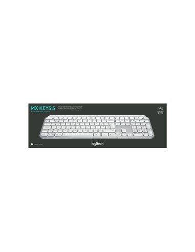 LOGITECH MX KEYS S GRIGIO CHIARO TASTIERA WIRELESS