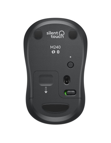 LOGITECH M240 GRIGIO SCURO MOUSE BT WIRELESS SILENT