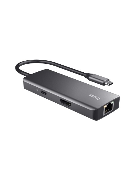 TRUST 24968 USB-C MULTIPORT ADAPTER 6IN1 DALYX ALUMINIUM