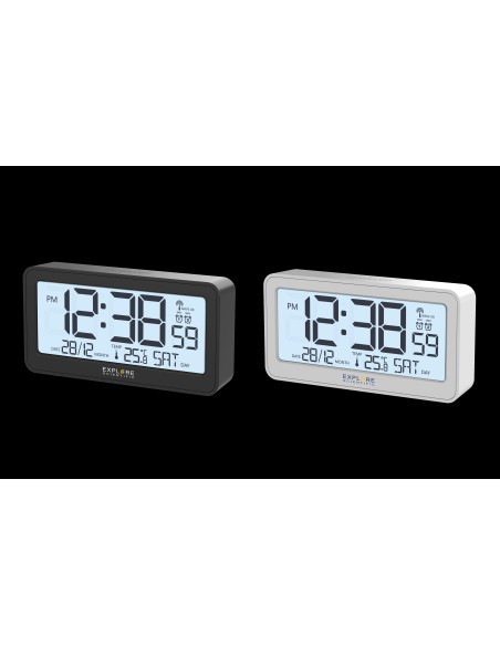 EXPLORE RDC1000 WH OROLOGIO CON CALENDARIO ALLARME TEMPERATURA BIANCO