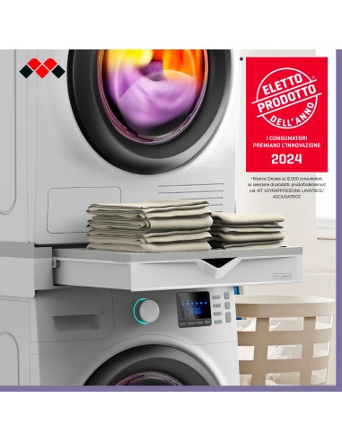 MELICONI TORRE DUO KIT DI GIUNZIONE CON CASSETTO ESTRAIBILE