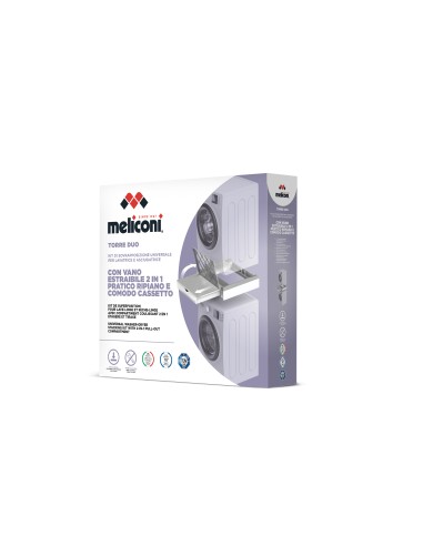 MELICONI TORRE DUO KIT DI GIUNZIONE CON CASSETTO ESTRAIBILE