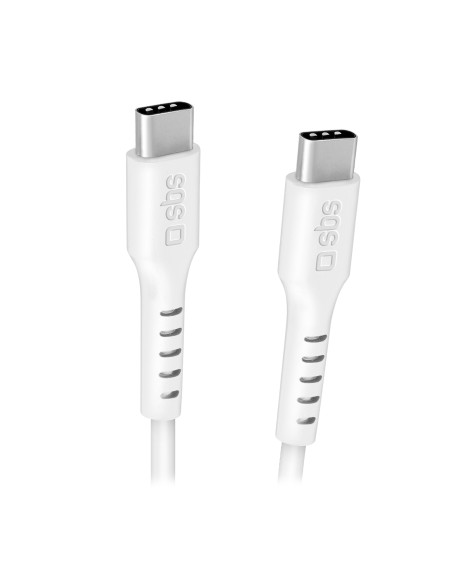 SBS TECABLE3MTCC240W CAVO USB-C/USB-C 100W 1,5M BIANCO