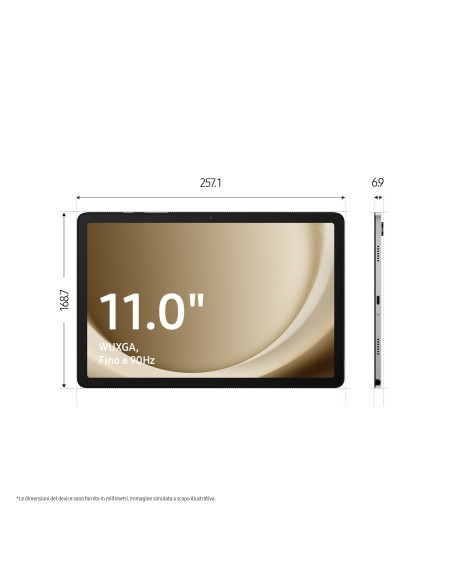 SAMSUNG SM-X210N TABLET A9+ 11"    WIFI 4GB/64GB GRAY