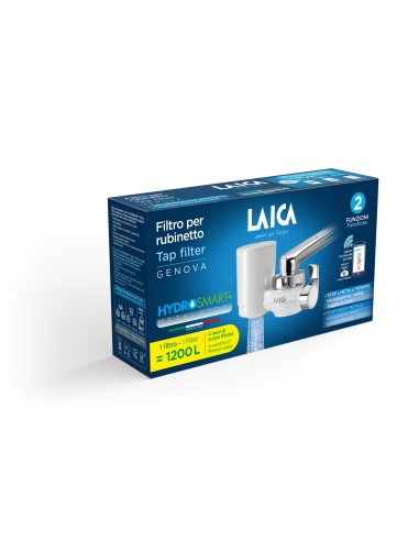 LAICA R20AA01 FILTRO PER RUBINETTO GENOVA - 2 FUNZIONI