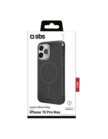 SBS TEINSTMAGIP1567PK IPHONE 15 PRO MAX COVER INSTINCT MAGSAFE NERO