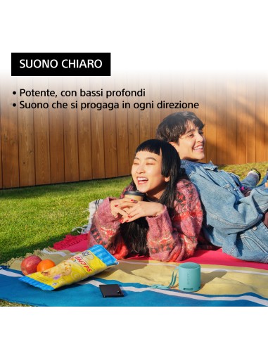SONY SRSXB100L SPEAKER BLUETOOTH AZZURRO IP67 16 ORE AUTONOMIA