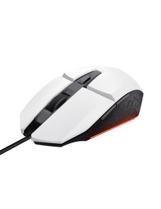 TRUST 25066 GXT 109W FELOX BIANCO ILLUMINATO 6400DPI GAMING MOUSE 2