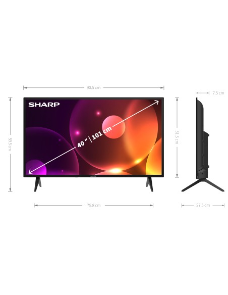 TV ULTRA HD: vendita online SHARP 40FA2E TVC 40" FHD in offerta