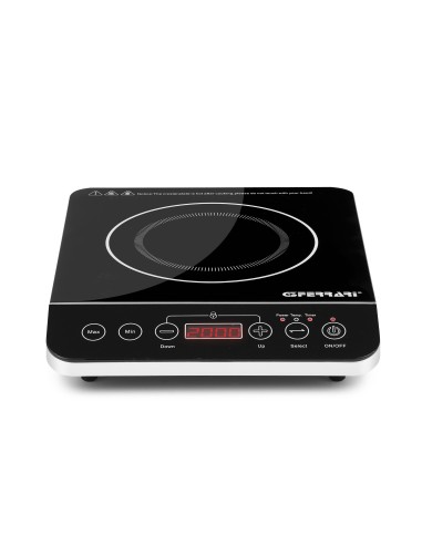 G3 FERRARI G10061 PIASTRA AD INDUZIONE NERA