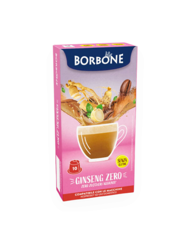 BORBONE GINSENG ZERO COMP.NESPRESSO 10PZ.