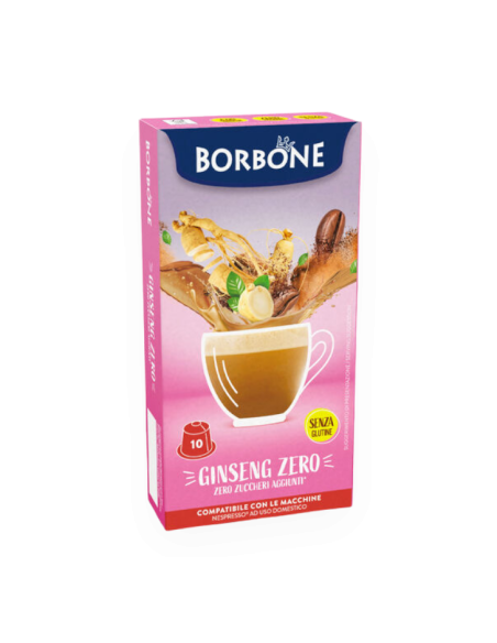 BORBONE GINSENG ZERO COMP.NESPRESSO 10PZ.