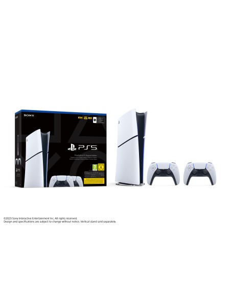 SONY CONSOLE PS5 SLIM DIGITAL      EDITION + DUALSENSE WHITE