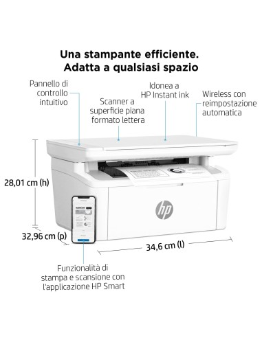 HP M140W STAMPANTE LASERJET AIO    3IN1 WIFI