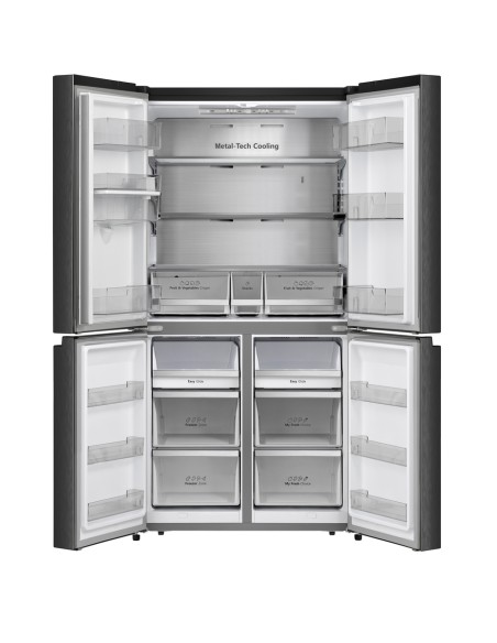 HISENSE RQ758N4SWFE FRIGO 4 PORTE E NF BLACK 593LT H178 L91 P72