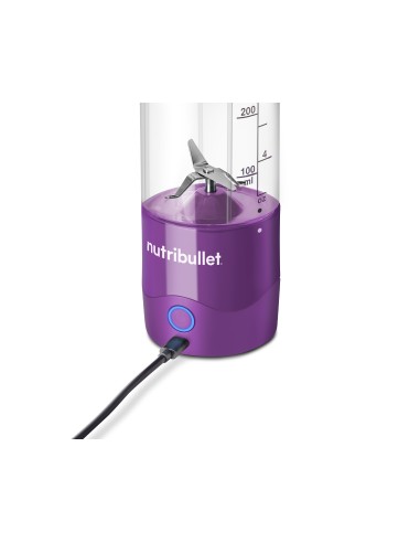 NUTRIBULLET NBP003PU FRULLATORE    PORTATILE S/FILI RIC. C/USB VIOLA