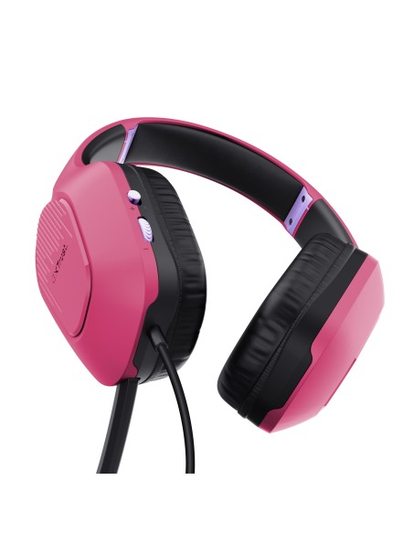 TRUST 24992 GXT 415P ZIROX ROSA GAMING CUFFIA PC/CONSOLE JACK 3,5"