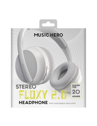 SBS MHHEADFLICKBTW CUFFIA WIRELESS CON MICROFONO BIANCO