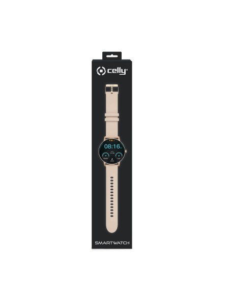 CELLY TRAINERROUNDPK SMARTWATCH HR CHIAMATE/NOTIFICHE ROSA