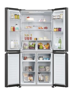 HAIER HCR3818ENPT FRIGO E 4PORTE NF 467LT BLACK INOX INV. H181 L83 P65 2